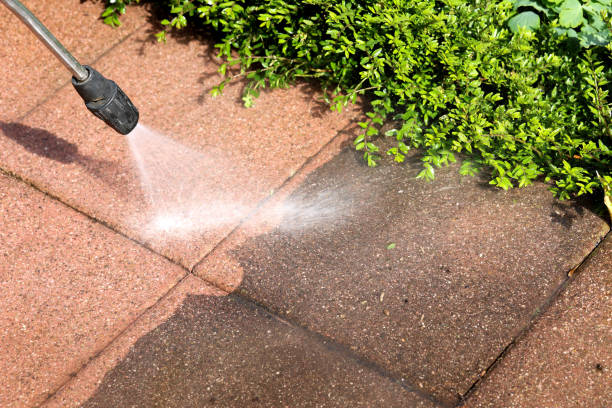 Professional driveway cleaning by Supershine Jetwashing