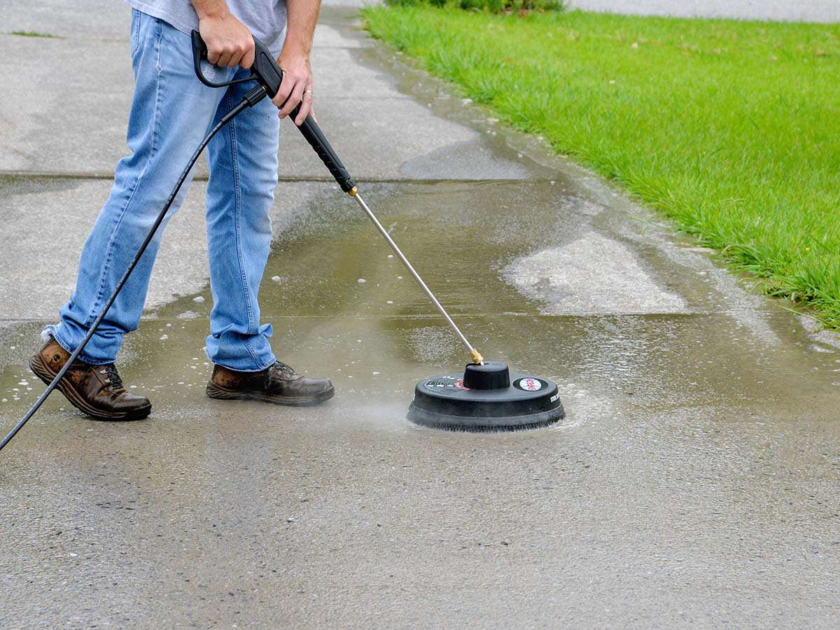 Tiled Patio Clean